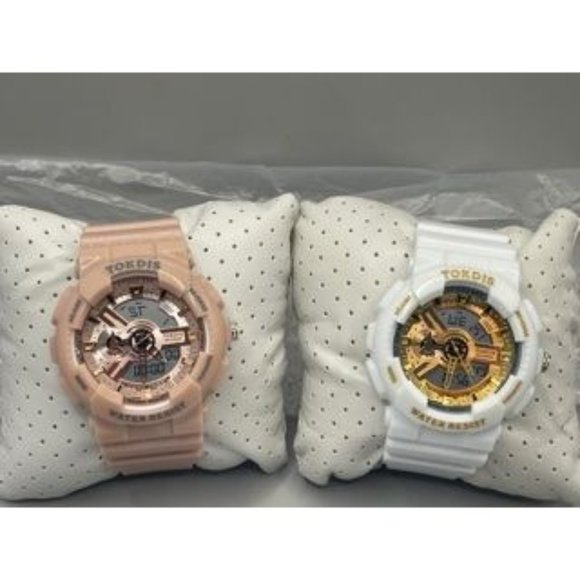 TWO New Watches  FREE DISPLAY CASE - Picture 2 of 10